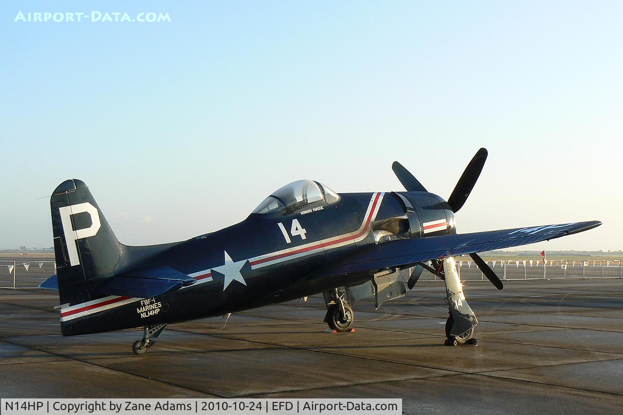 N14HP, 1945 Grumman F8F-1 Bearcat C/N D.10, Howard Pardue's Bearcat At the 2010 Wings Over Houston Airshow