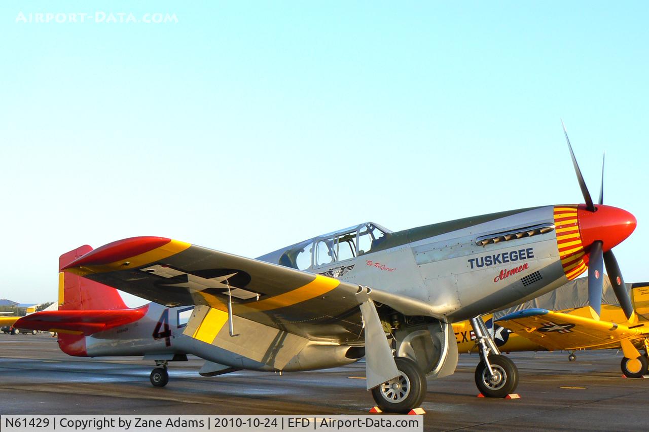 N61429, 1942 North American P-51C Mustang C/N 103-26199, CAF P-51C At the 2010 Wings Over Houston Airshow