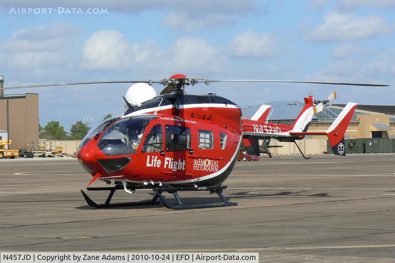 N457JD, 2007 Eurocopter-Kawasaki EC-145 (BK-117C-2) C/N 9134, At the 2010 Wings Over Houston Airshow