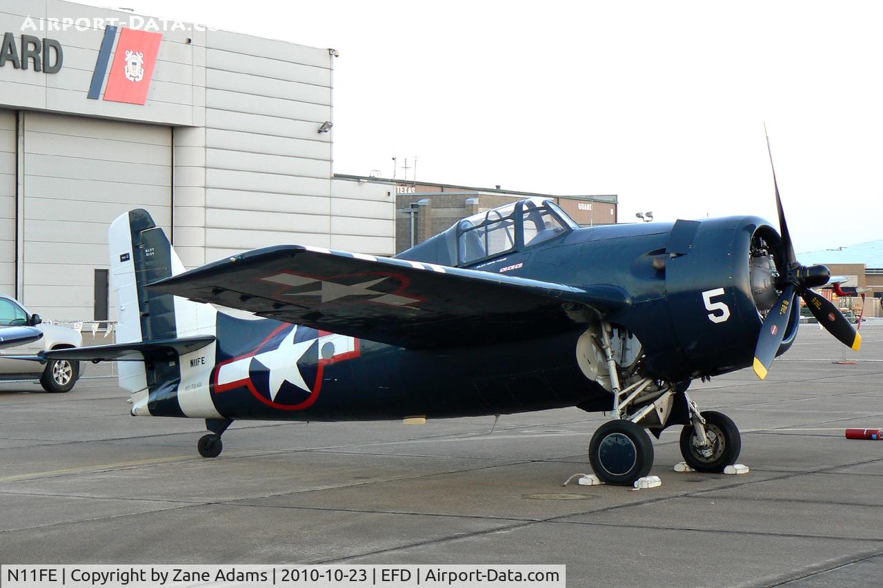 N11FE, 1945 General Motors FM-2 Wildcat C/N 5734, At the 2010 Wings Over Houston Airshow
