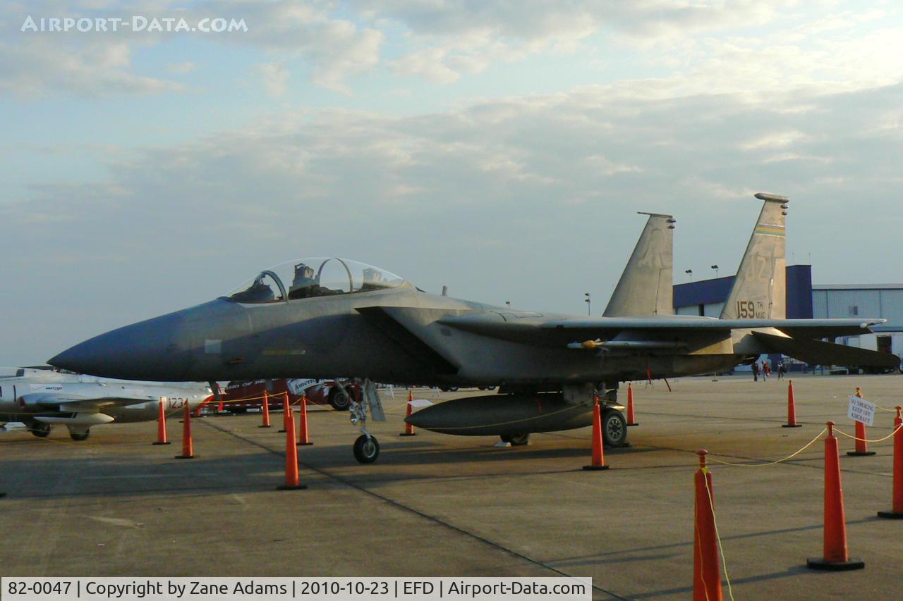 82-0047, 1982 McDonnell Douglas F-15D Eagle C/N 0845/D043, At the 2010 Wings Over Houston Airshow