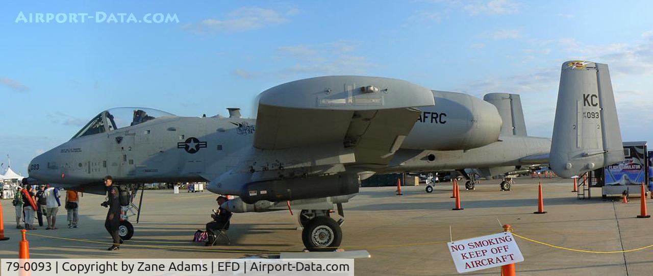 79-0093, 1979 Fairchild Republic A-10A Thunderbolt II C/N A10-0357, At the 2010 Wings Over Houston Airshow