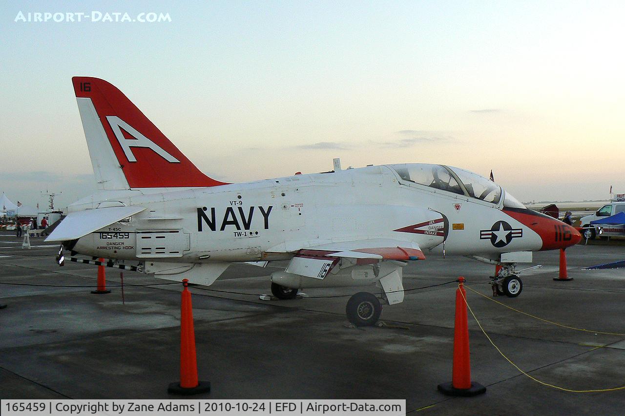 165459, Boeing T-45C Goshawk C/N C016, At the 2010 Wings Over Houston Airshow