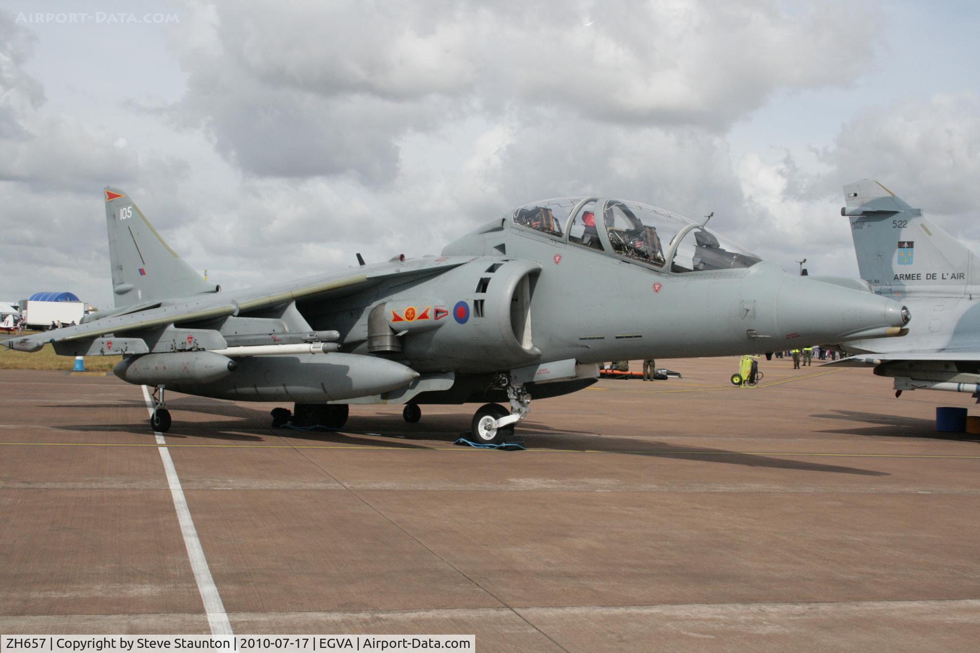 ZH657, 1994 British Aerospace Harrier T.10 C/N TX005, Taken at the Royal International Air Tattoo 2010