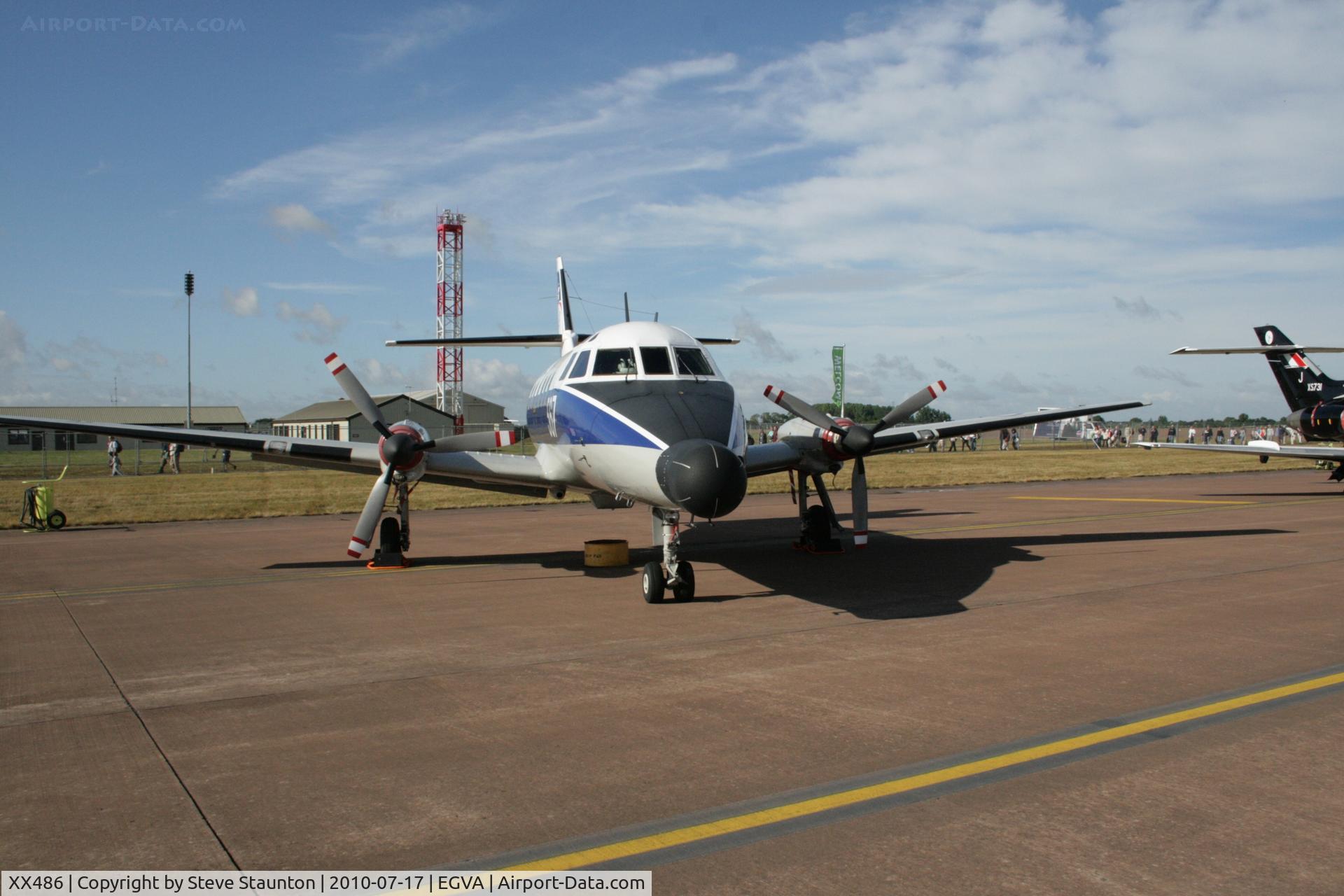 XX486, Scottish Aviation HP-137 Jetstream T.2 C/N 265, Taken at the Royal International Air Tattoo 2010
