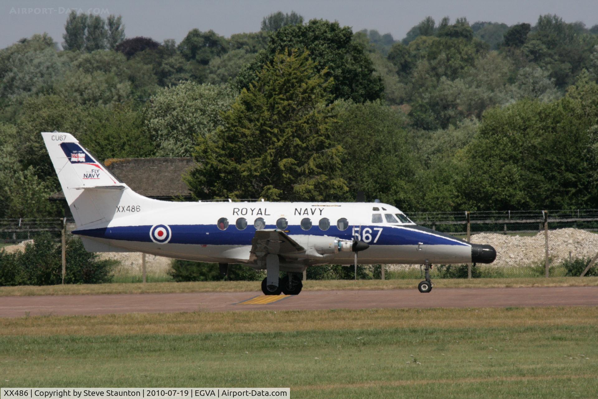 XX486, Scottish Aviation HP-137 Jetstream T.2 C/N 265, Taken at the Royal International Air Tattoo 2010