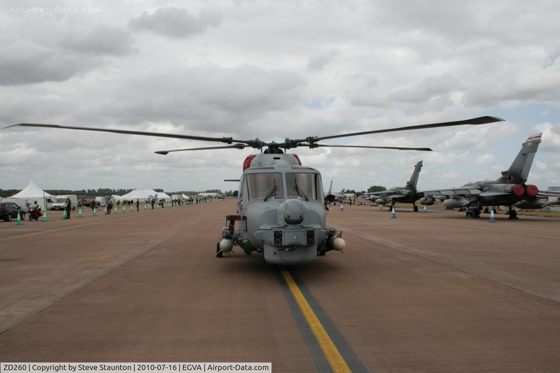 ZD260, 1983 Westland Lynx HAS.8DSP C/N 292, Taken at the Royal International Air Tattoo 2010