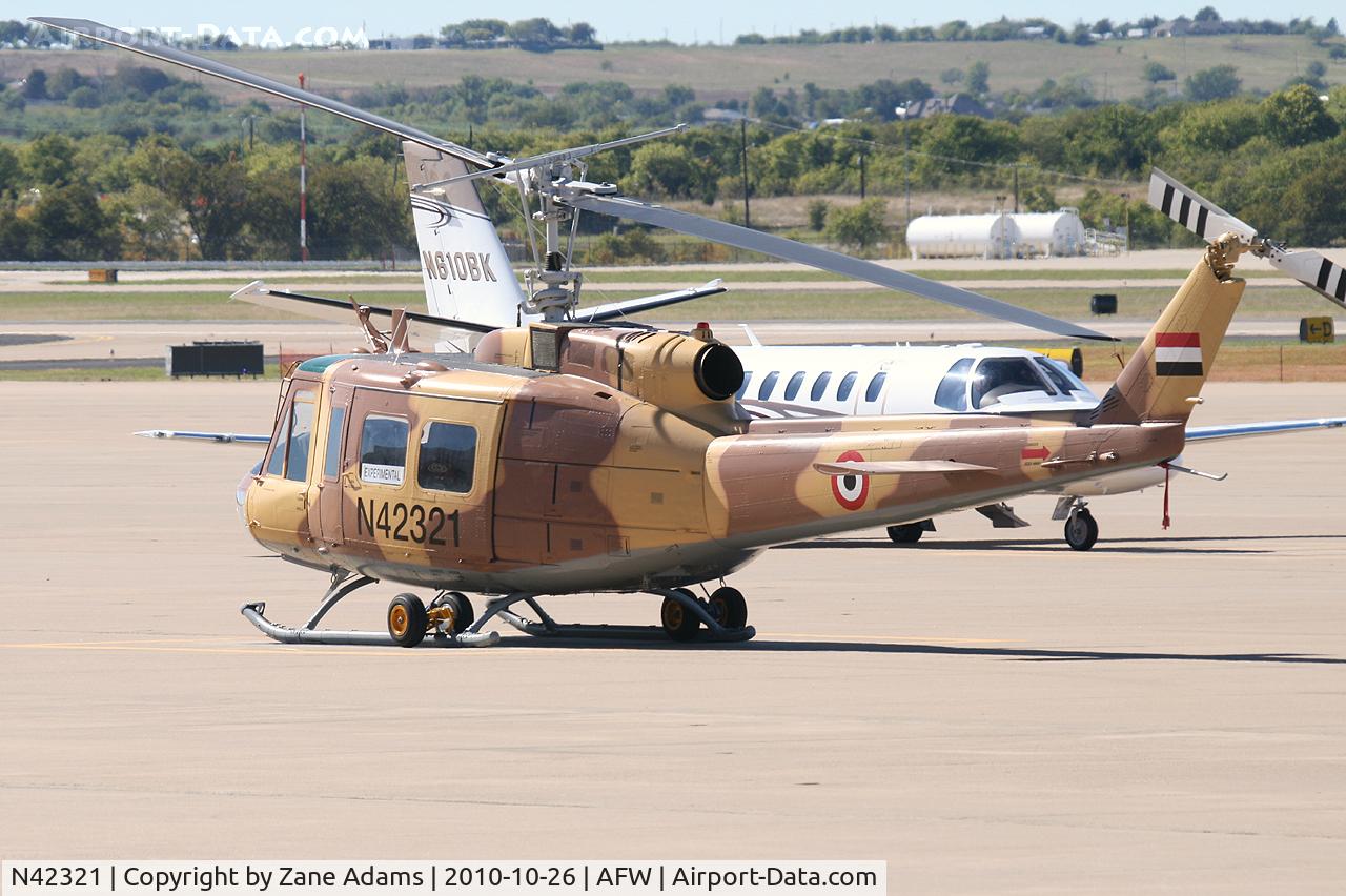 N42321, Bell UH-1H C/N 7016289, At Alliance Airport - Fort Worth, TX