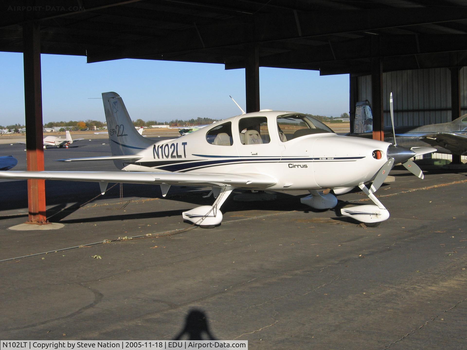 N102LT, 2002 Cirrus SR22 C/N 0288, 2002 Cirrus Design SR22 @ University Airport, Davis, CA (now lives in FL)