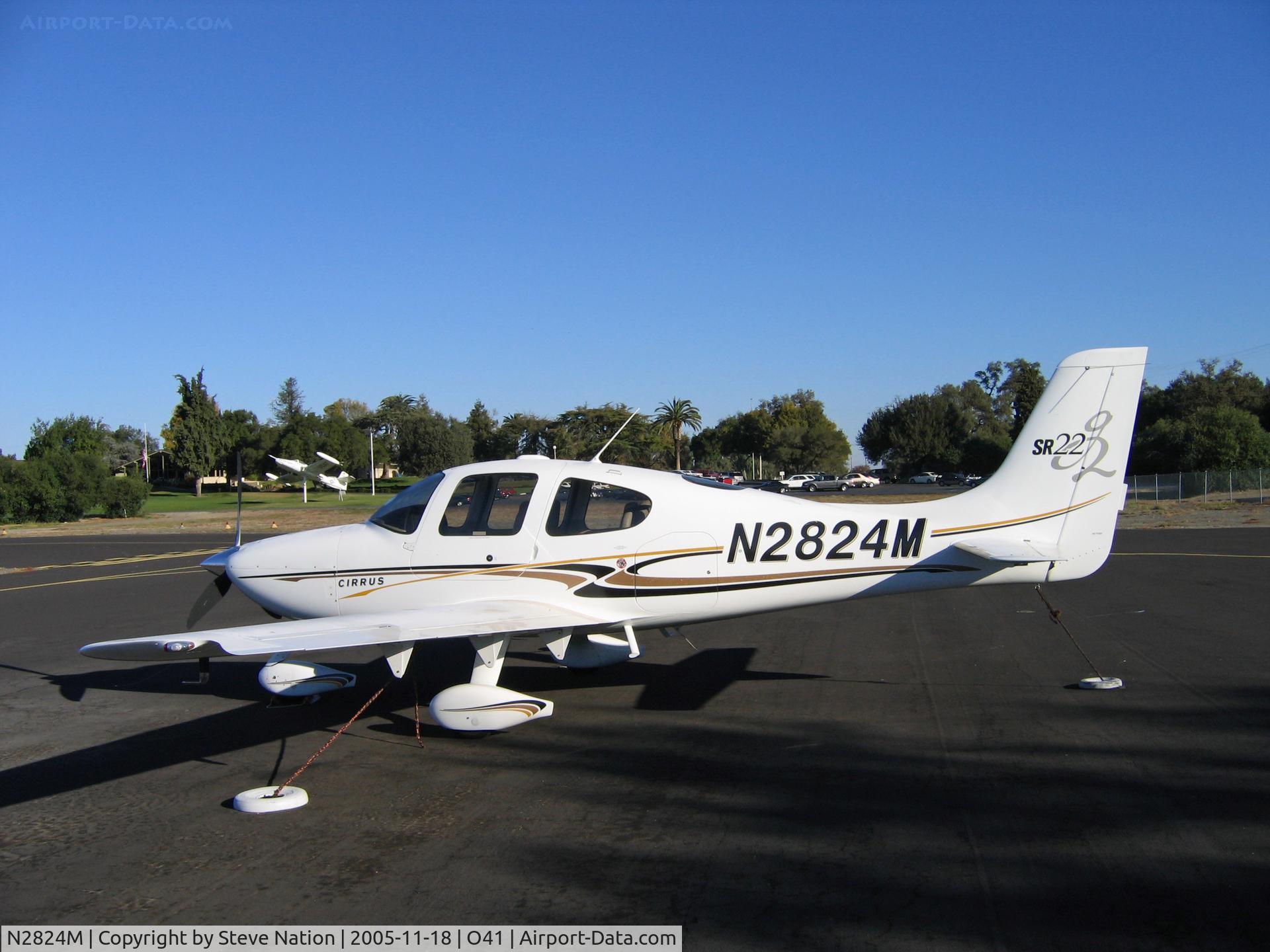 N2824M, 2004 Cirrus SR22 G2 C/N 1144, 2004 Cirrus Design SR22 @ Woodland-WATTS Airport, CA