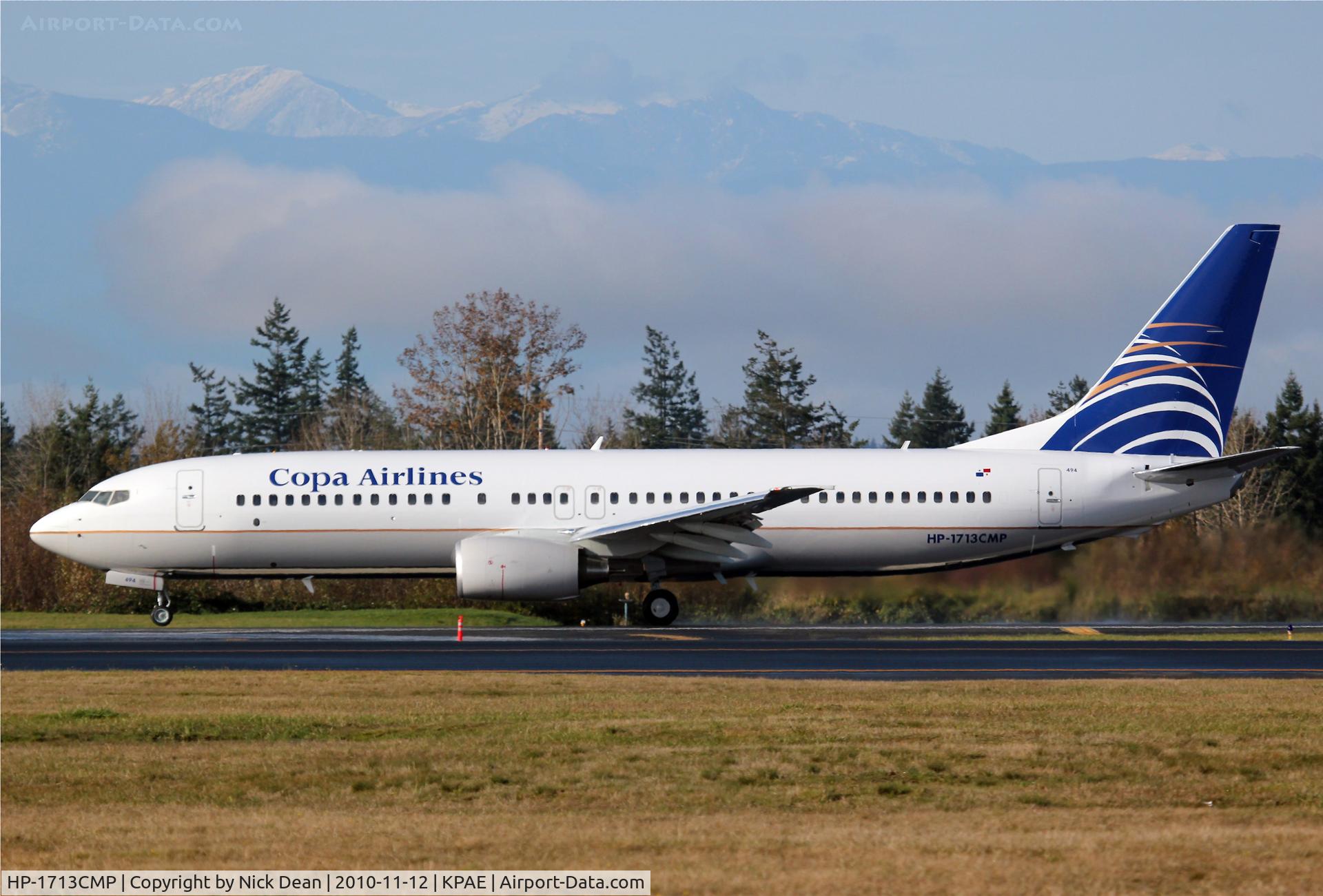 HP-1713CMP, 2010 Boeing 737-8V3 C/N 40890, KPAE Boeing 784 on the 16R Touch & go
