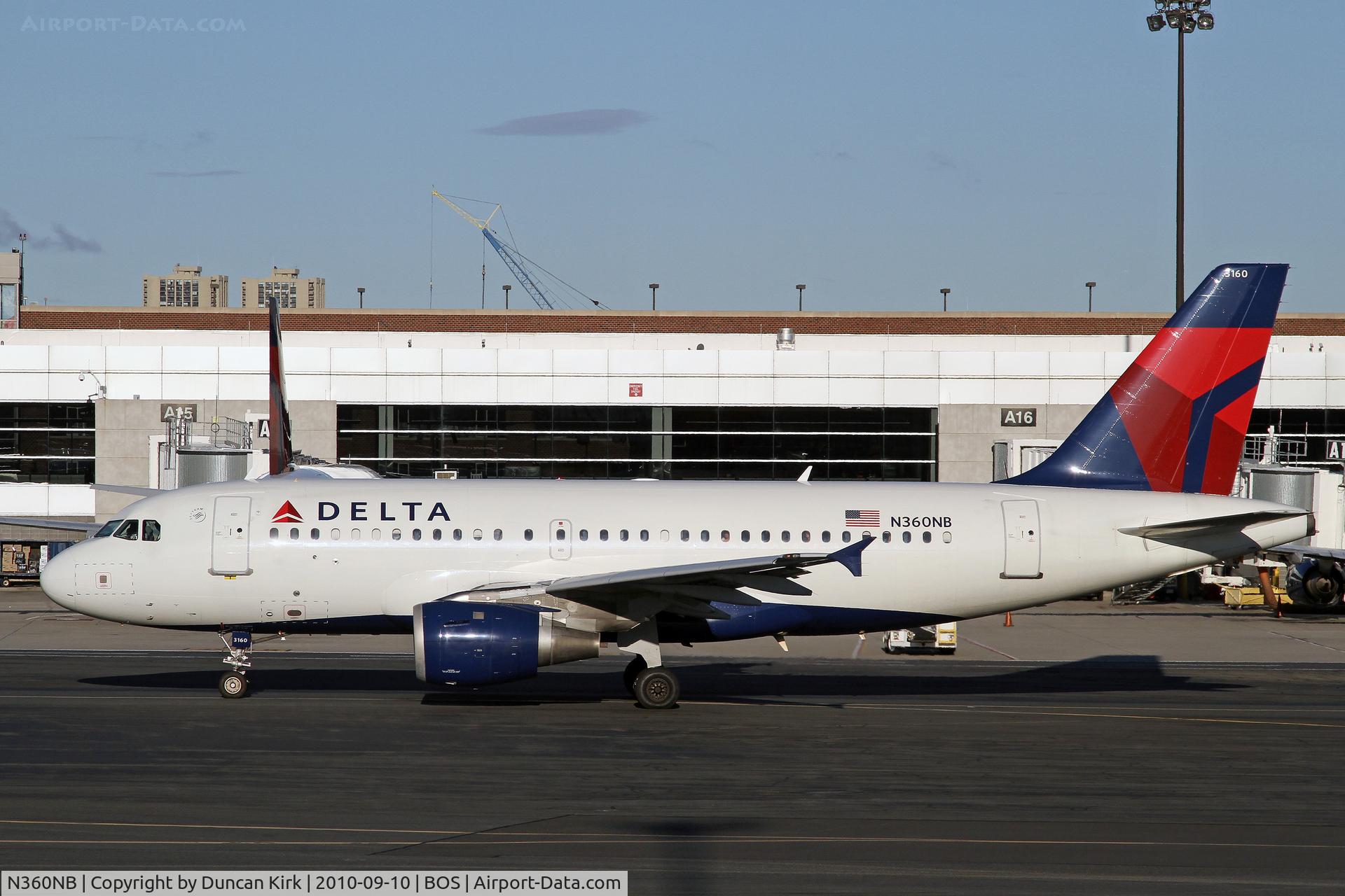 N360NB, 2003 Airbus A319-114 C/N 1959, A Delta Airbus....difficult to get used to!