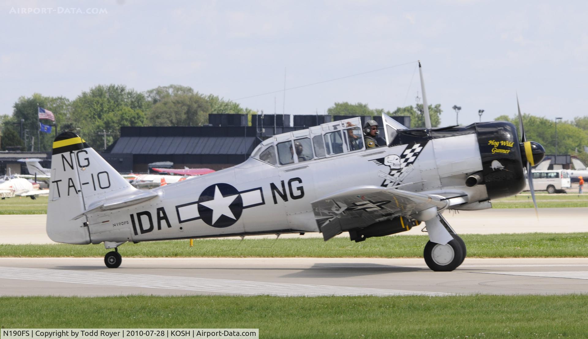 N190FS, 1942 North American AT-6D Texan C/N 88-15143, EAA AIRVENTURE 2010