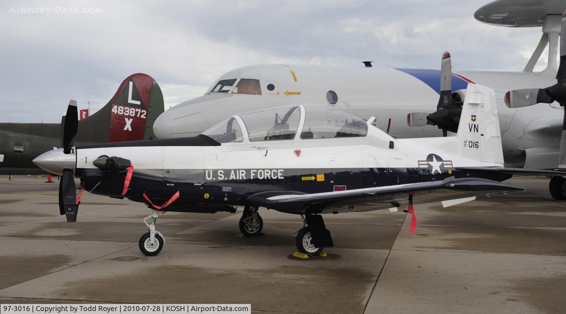 97-3016, 1997 Raytheon T-6A Texan II C/N PT-20, EAA AIRVENTURE 2010