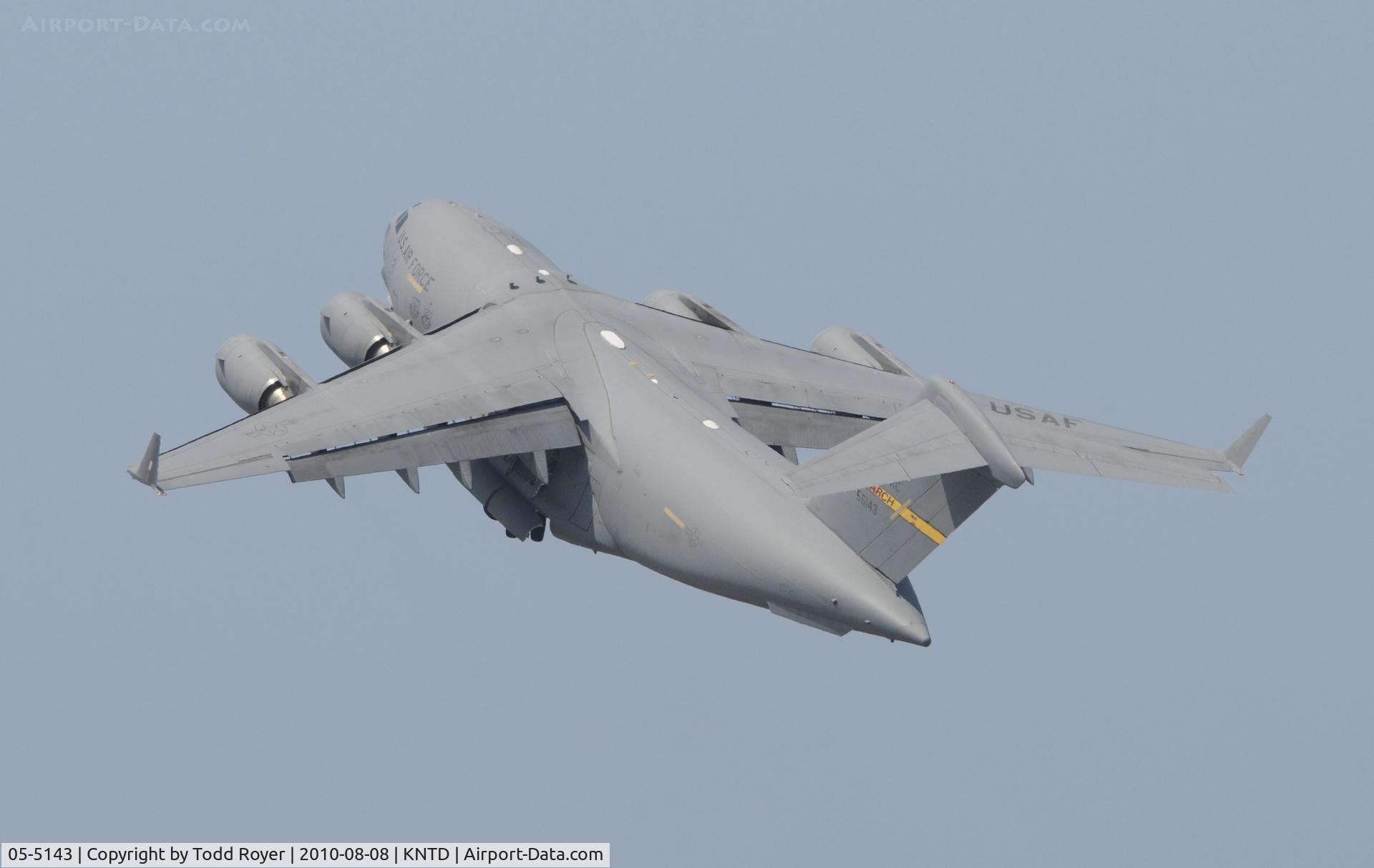 05-5143, 2005 Boeing C-17A Globemaster III C/N 50151/F150/P143, POINT MUGU AIRSHOW 2010