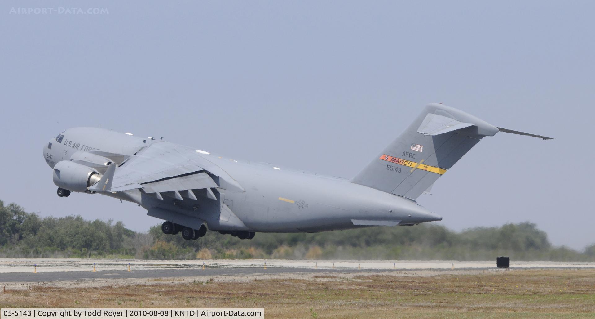 05-5143, 2005 Boeing C-17A Globemaster III C/N 50151/F150/P143, POINT MUGU AIRSHOW 2010