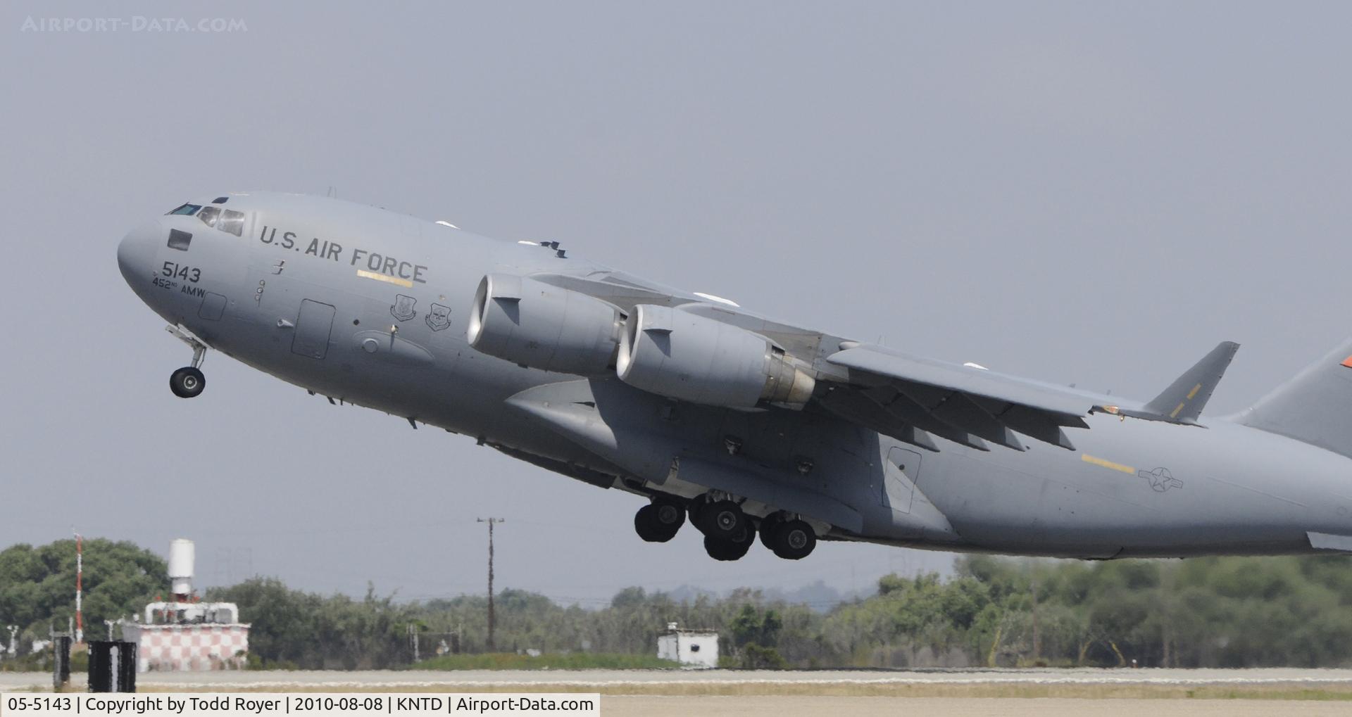 05-5143, 2005 Boeing C-17A Globemaster III C/N 50151/F150/P143, POINT MUGU AIRSHOW 2010