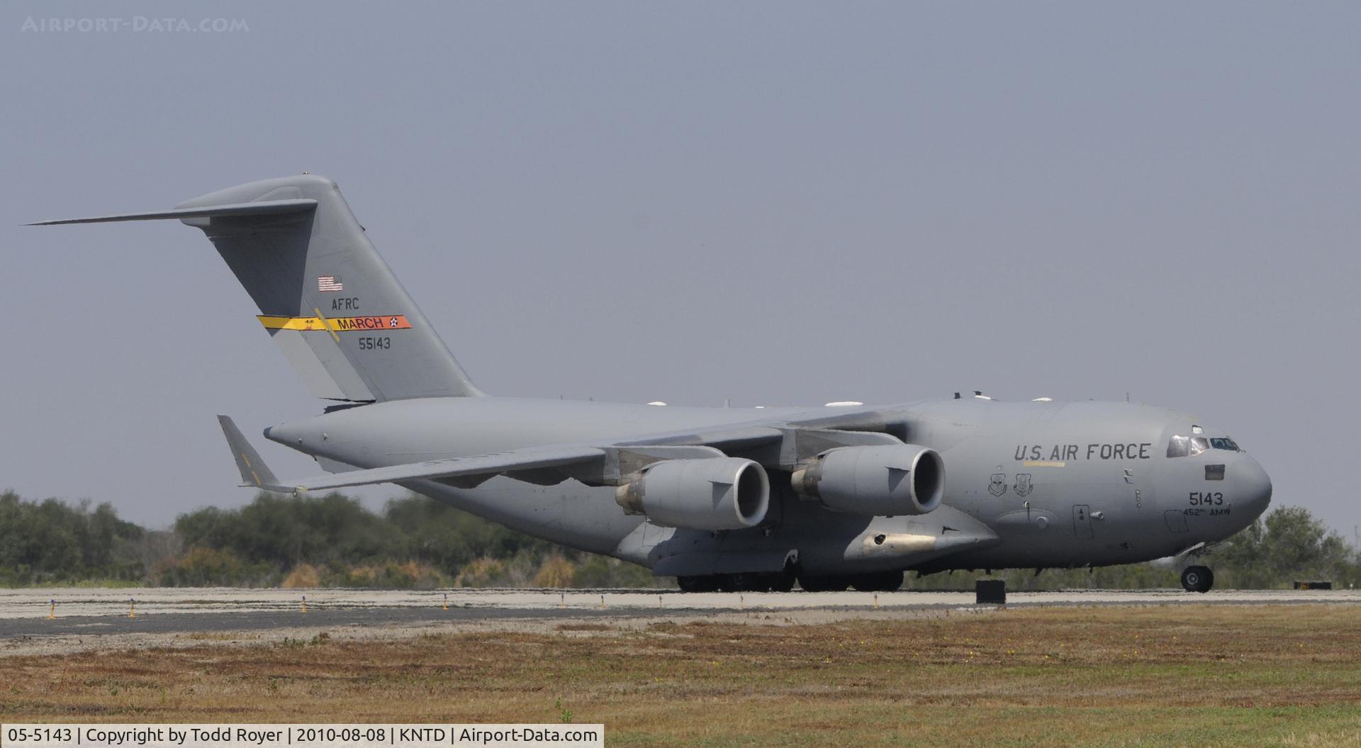 05-5143, 2005 Boeing C-17A Globemaster III C/N 50151/F150/P143, POINT MUGU AIRSHOW 2010