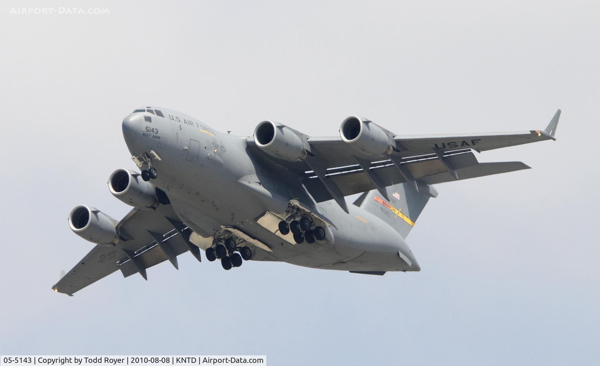 05-5143, 2005 Boeing C-17A Globemaster III C/N 50151/F150/P143, POINT MUGU AIRSHOW 2010