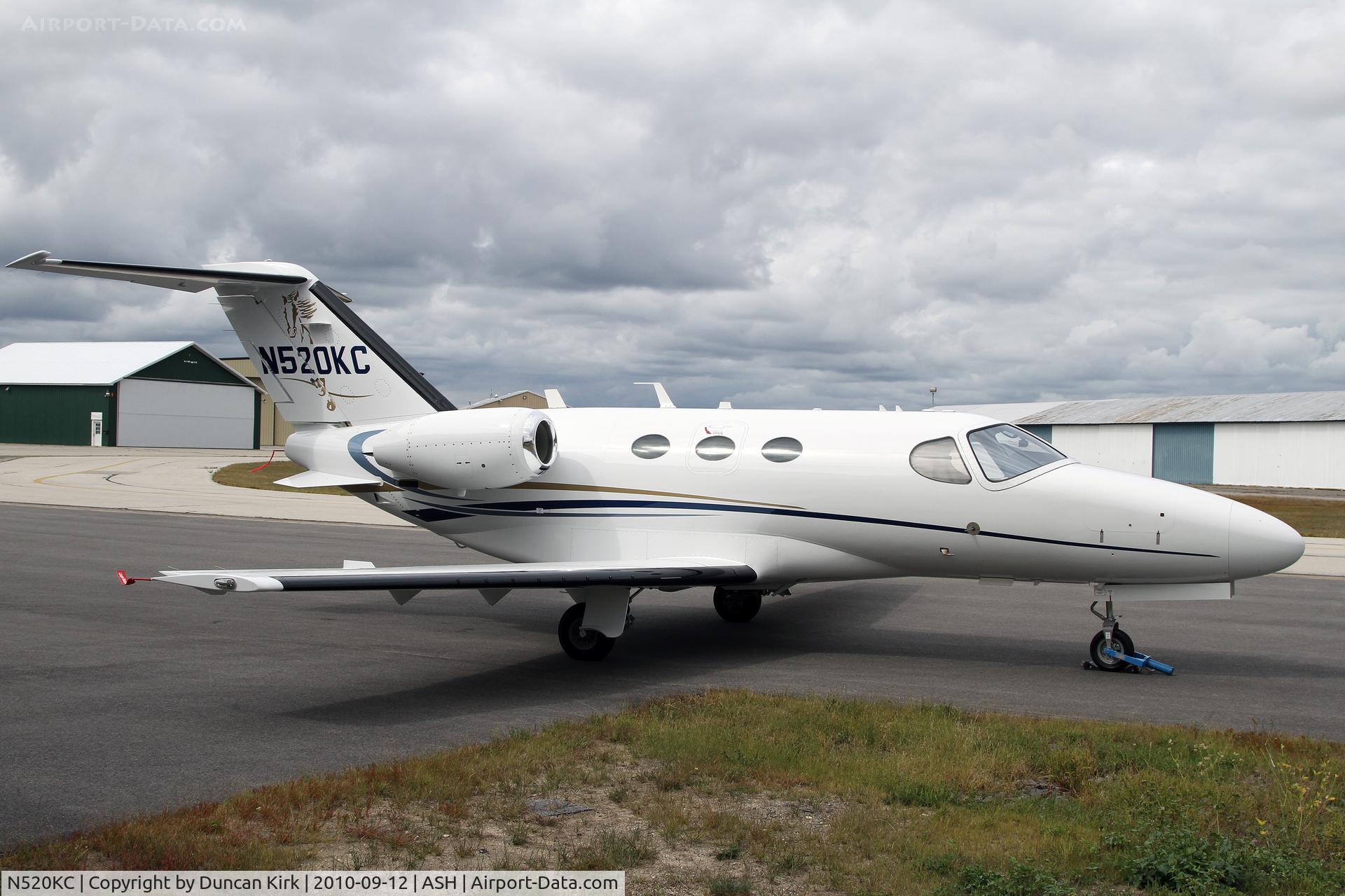 N520KC, Cessna 510 Citation Mustang C/N 510-0223, A mustang on the tail is a give away!