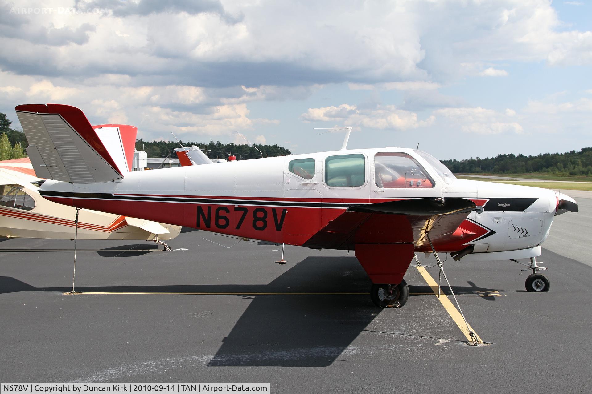 N678V, 1960 Beech M35 Bonanza C/N D-6336, Old V-tailed Bonanza