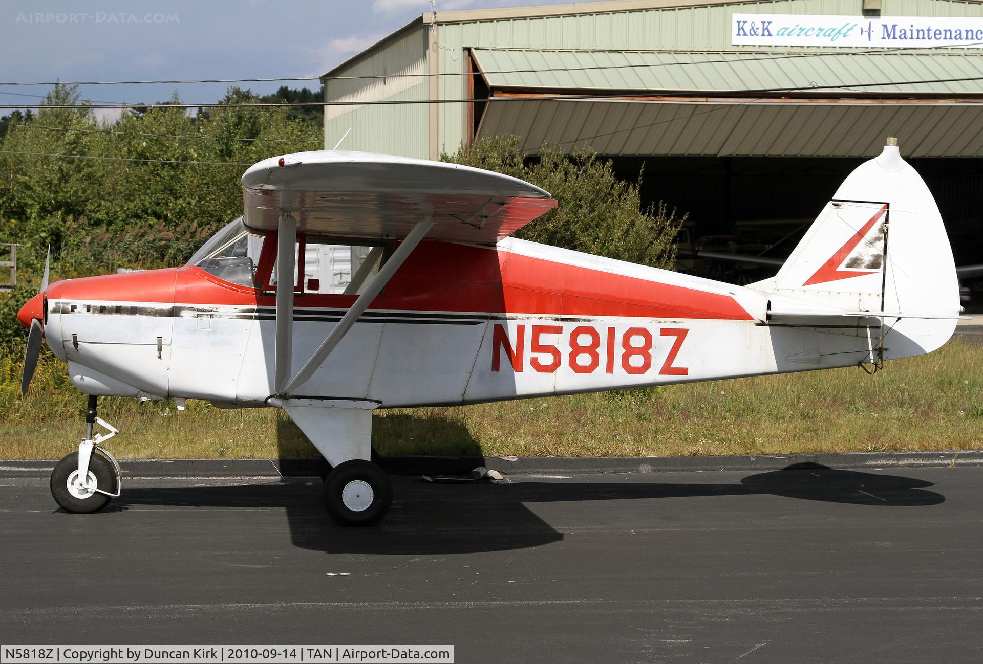 N5818Z, 1963 Piper PA-22-108 Colt C/N 22-9675, Positioned for photographing!