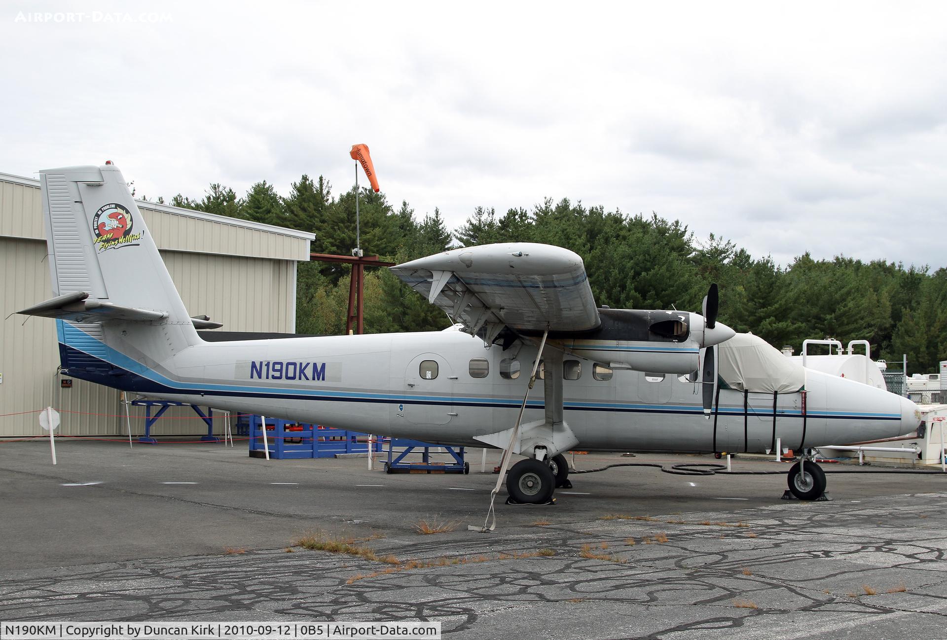 N190KM, 1968 De Havilland Canada DHC-6 Twin Otter C/N 190, No skydiving today!