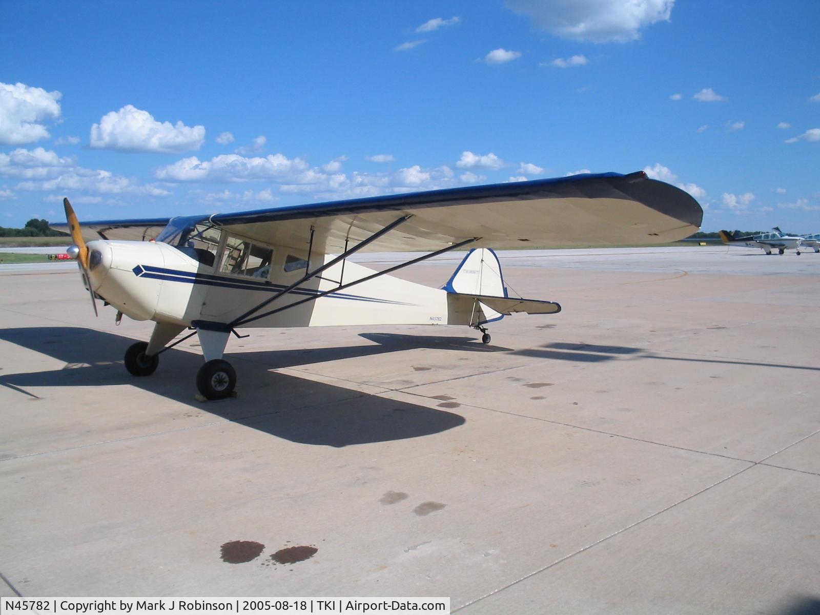 N45782, Taylorcraft BC-65 C/N 3233, Rick Cathriner gave me a ride in this acft. @ Collin Cty. Regional.