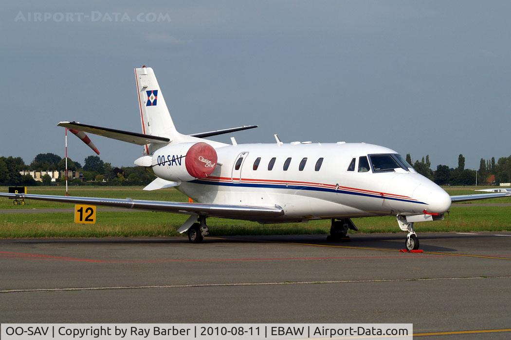 OO-SAV, 2001 Cessna 560XL Citation Excel C/N 560-5189, Cessna Citation Excel [560-5189] Antwerp-Deurne~OO 11/08/2010