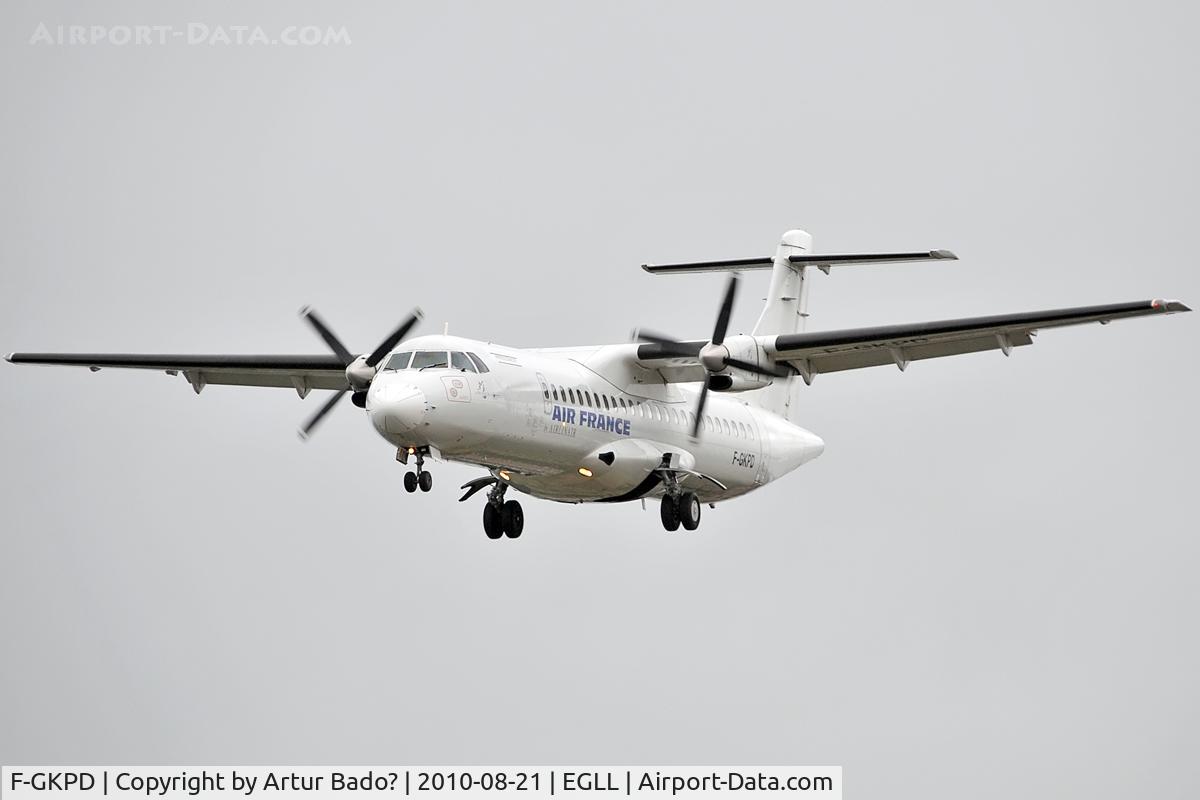 F-GKPD, 1990 ATR 72-202 C/N 177, Air France (Airlinair)