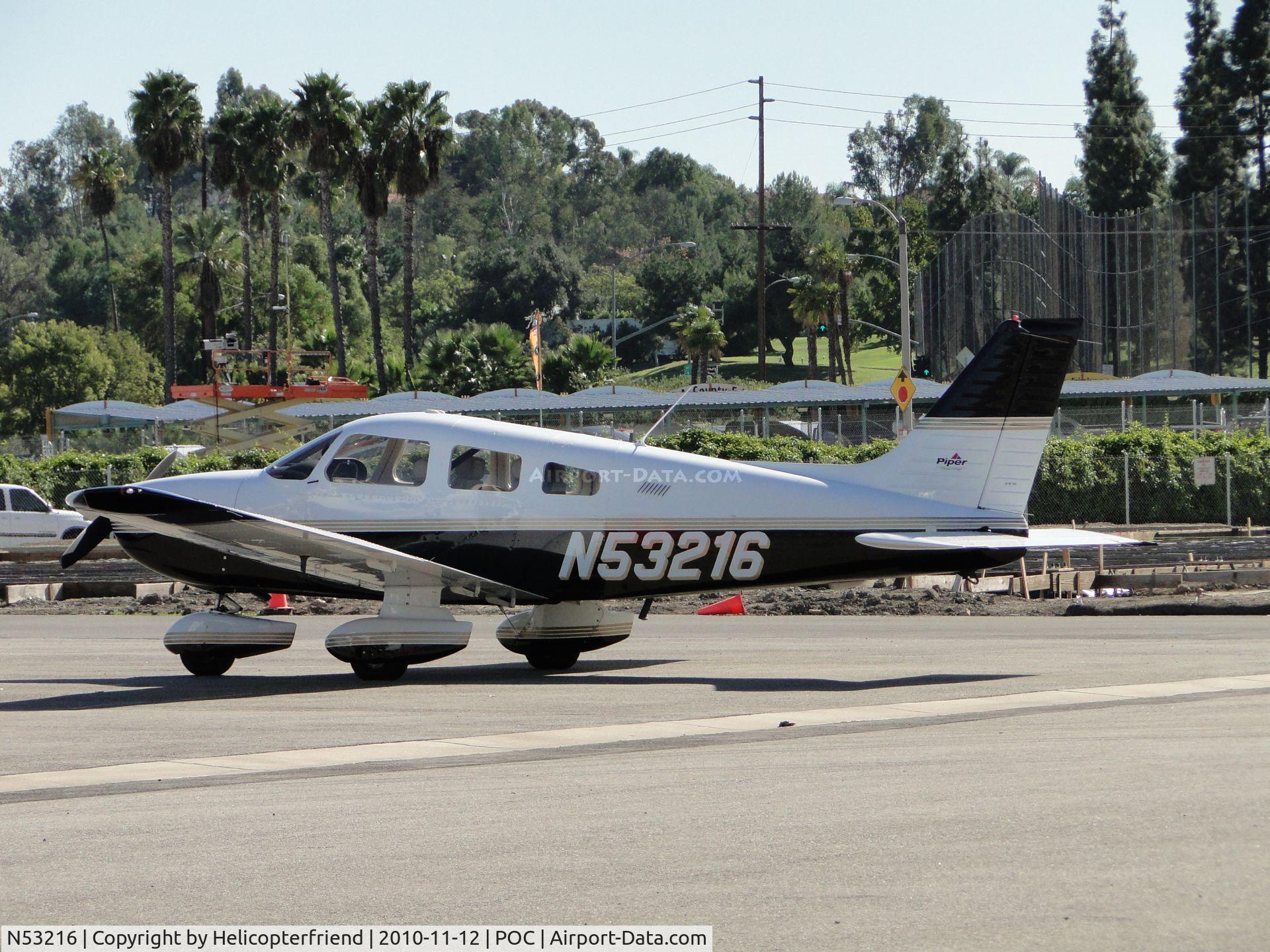 N53216, Piper PA-28-181 C/N 2843445, Parked in Howard Aviation parking area