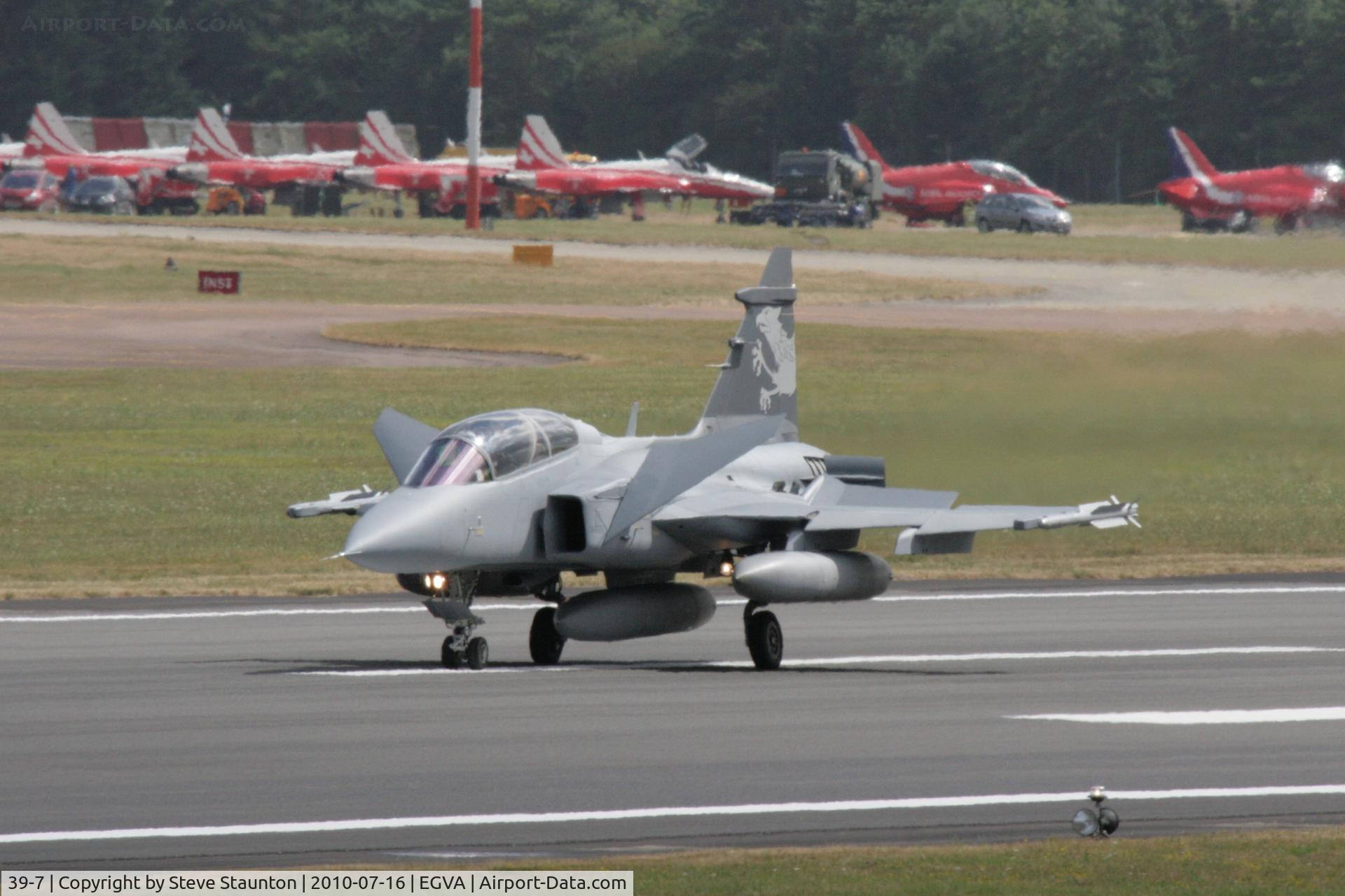 39-7, Saab JAS-39 Gripen NG Demo C/N 397, Taken at the Royal International Air Tattoo 2010
