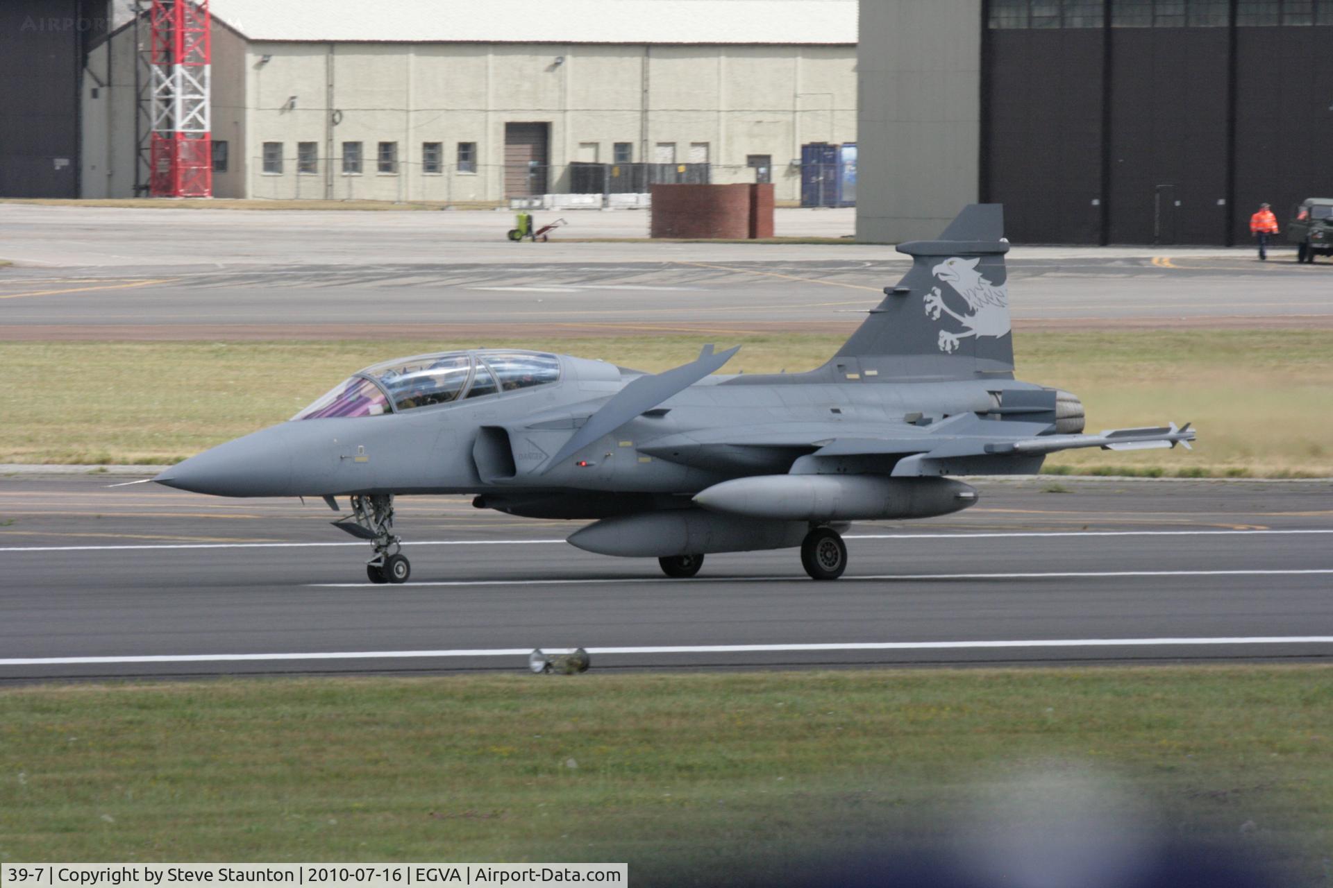 39-7, Saab JAS-39 Gripen NG Demo C/N 397, Taken at the Royal International Air Tattoo 2010