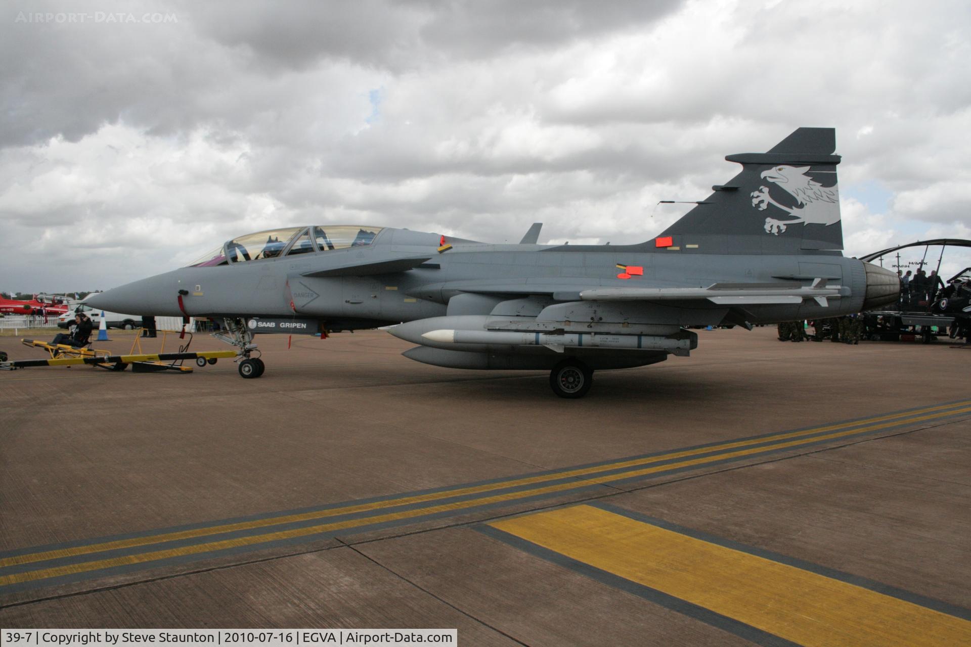 39-7, Saab JAS-39 Gripen NG Demo C/N 397, Taken at the Royal International Air Tattoo 2010