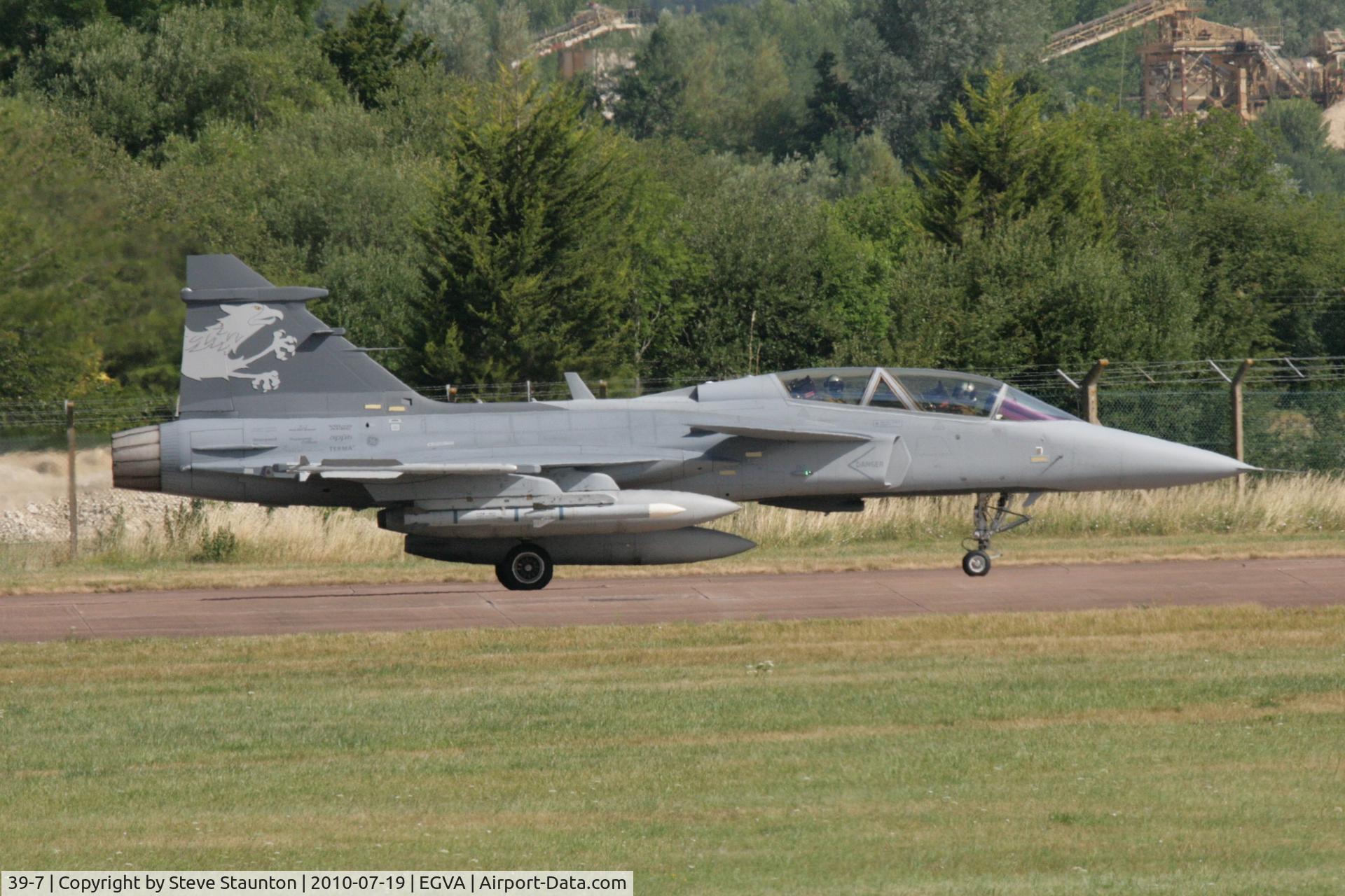 39-7, Saab JAS-39 Gripen NG Demo C/N 397, Taken at the Royal International Air Tattoo 2010