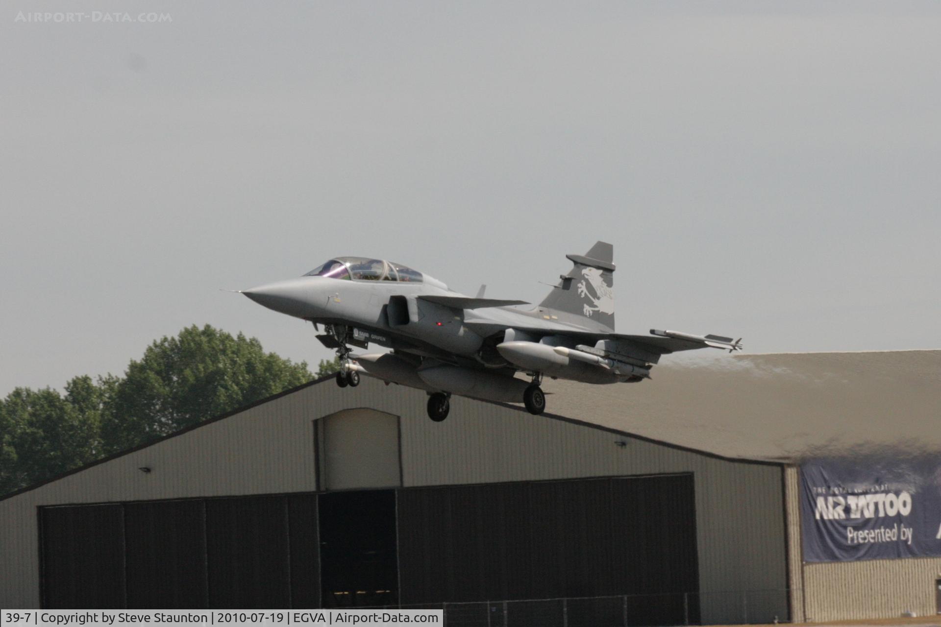 39-7, Saab JAS-39 Gripen NG Demo C/N 397, Taken at the Royal International Air Tattoo 2010