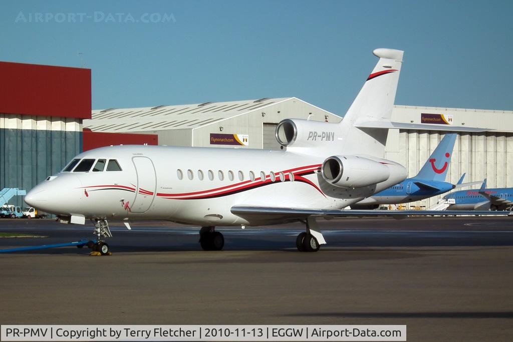 PR-PMV, 2008 Dassault Falcon 900EX C/N 207, Brazilian Falcon at Luton