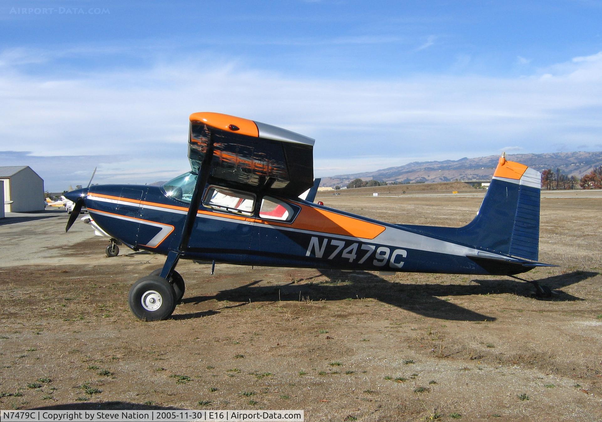 N7479C, 1957 Cessna 180 C/N 30565, 1957 Cessna 180 @ E16/South County Airport/San Martin, CA home base (registered to owner in Oregon by Aug 2007)