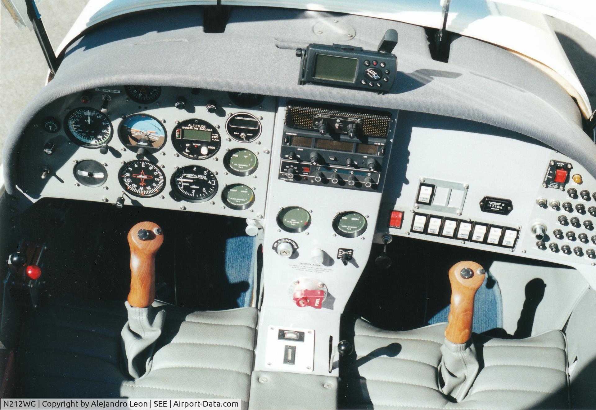 N212WG, 2000 Lancair 360 C/N 874-320-671SKI, Interior