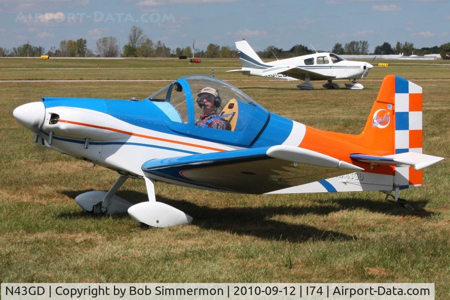 N43GD, Corby CJ-1 Starlet C/N 003, Mid-East Regional Fly-In at Urbana, Ohio