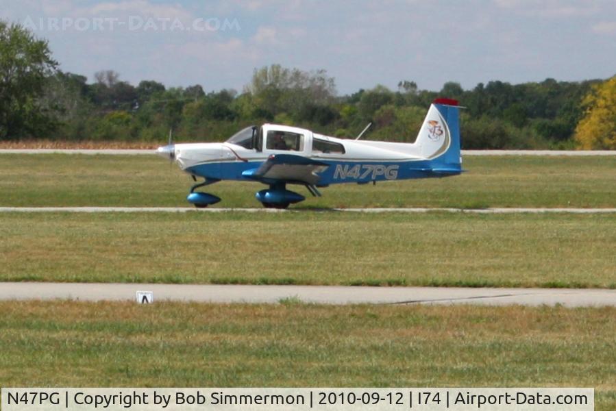 N47PG, 1977 Grumman American AA-5A Cheetah C/N AA5A0340, Mid-East Regional Fly-In at Urbana, Ohio