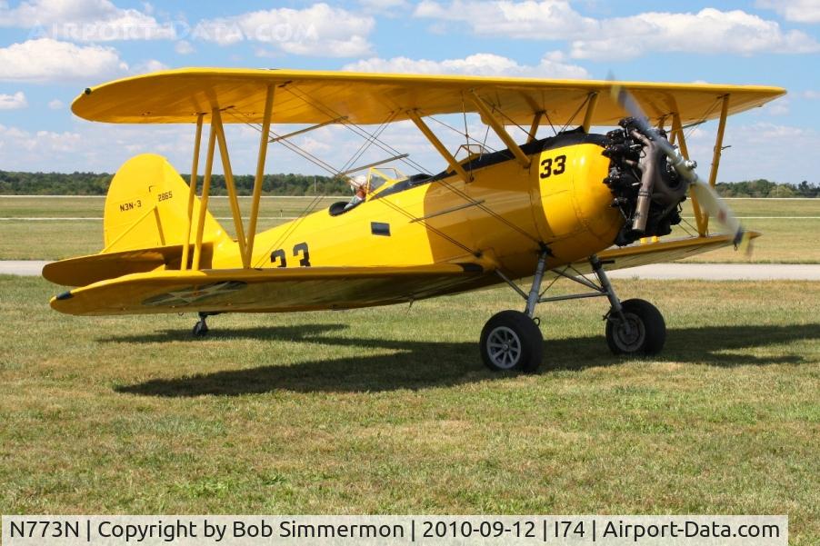 N773N, 1941 Naval Aircraft Factory N3N-3 C/N 2865, Mid-East Regional Fly-In at Urbana, Ohio