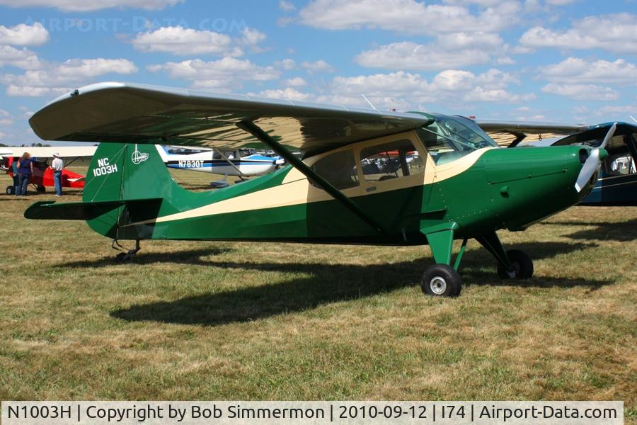 N1003H, 1948 Aeronca 15AC Sedan C/N 15AC-5, Mid-East Regional Fly-In at Urbana, Ohio