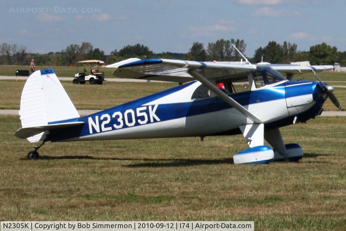 N2305K, 1947 Luscombe 8E Silvaire C/N 5032, Mid-East Regional Fly-In at Urbana, Ohio