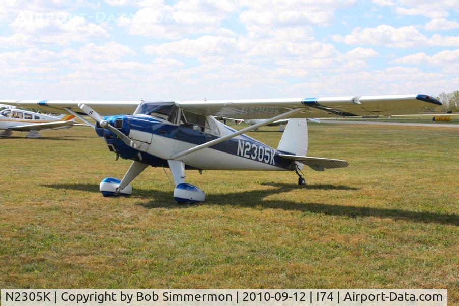 N2305K, 1947 Luscombe 8E Silvaire C/N 5032, Mid-East Regional Fly-In at Urbana, Ohio