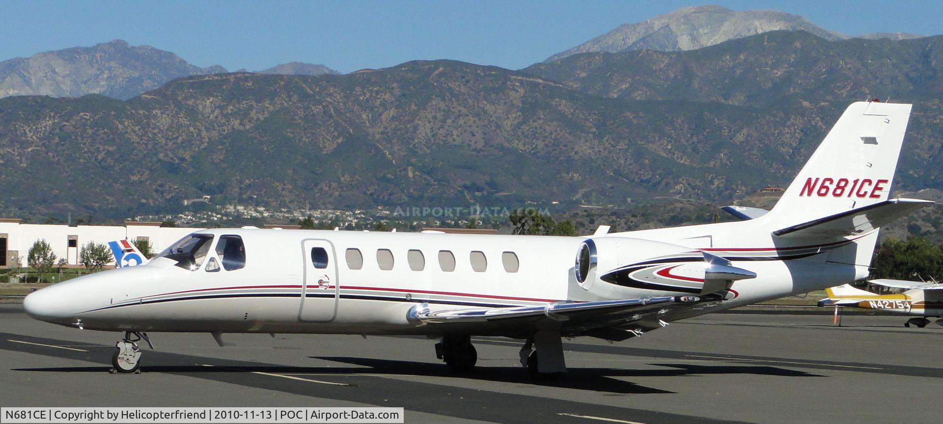 N681CE, 2004 Cessna 560 Citation Encore C/N 560-0681, Parked in transient parking
