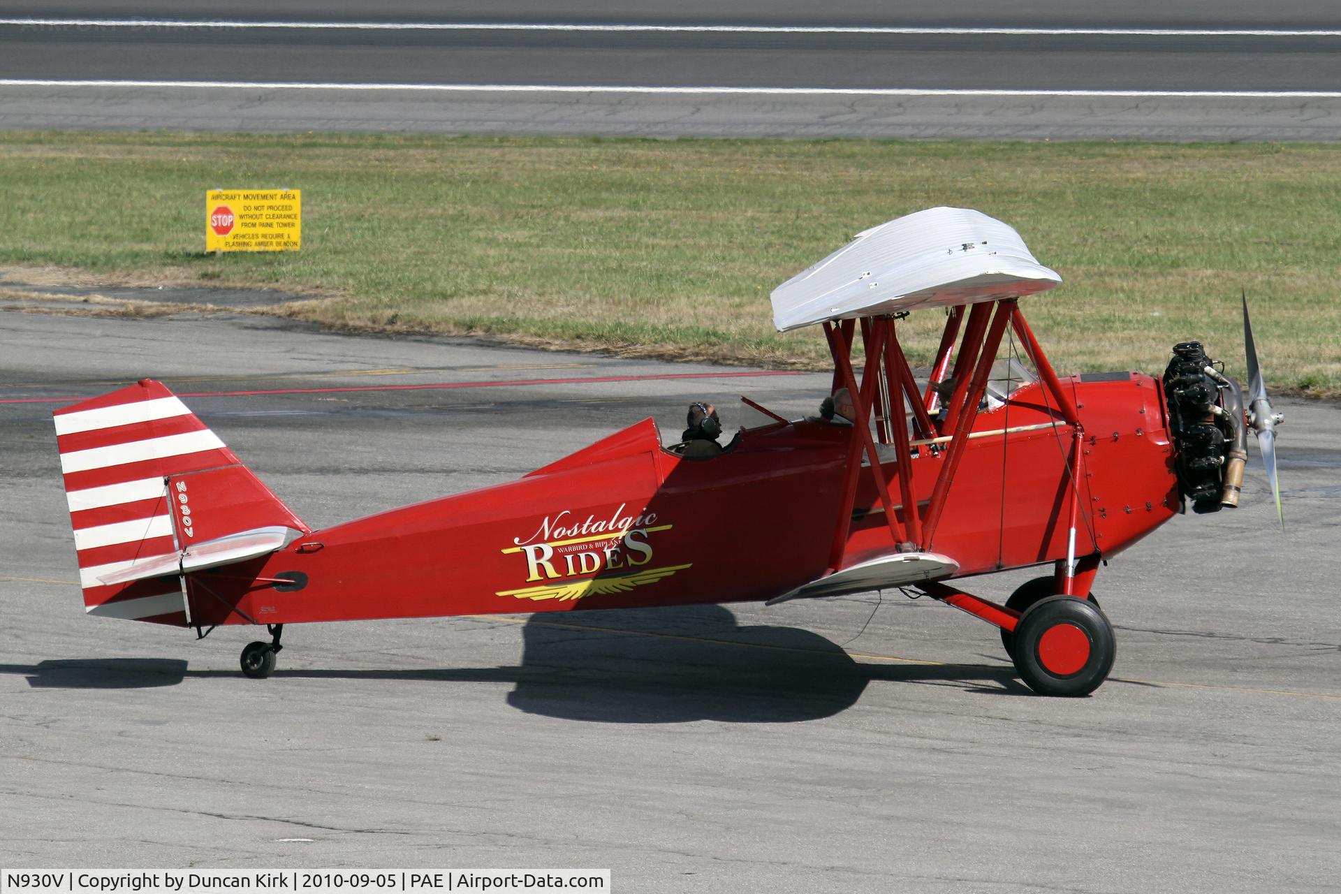 N930V, 1930 New Standard D-25 C/N 152, This New Standard has been giving joy rides in the Pacific Northwest for a long time