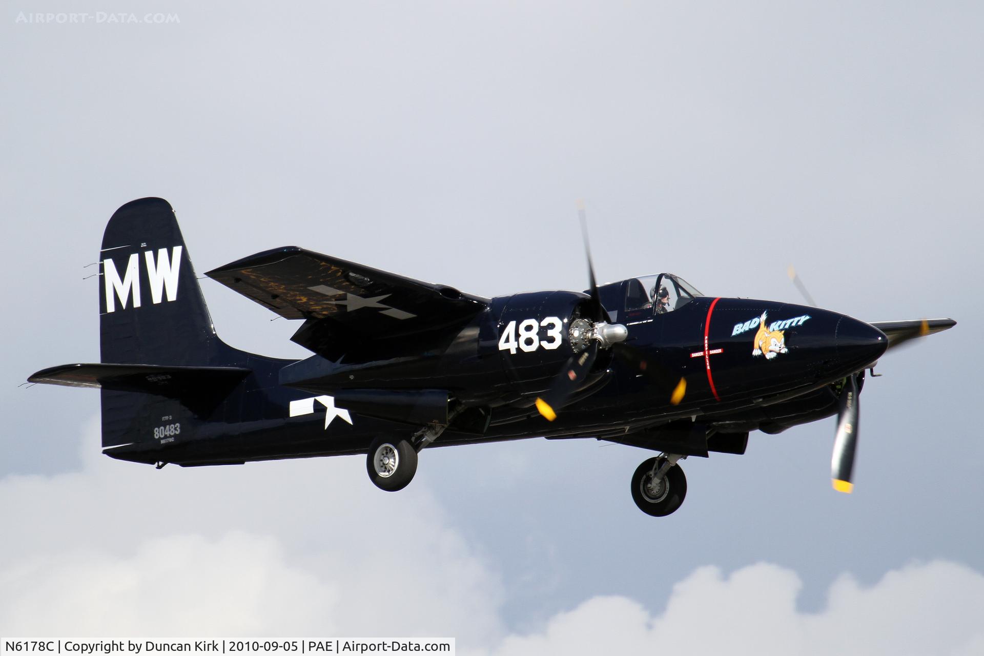 N6178C, Grumman F7F-3 Tigercat C/N C.225, Nothing like a Tiger Cat to get you excited!