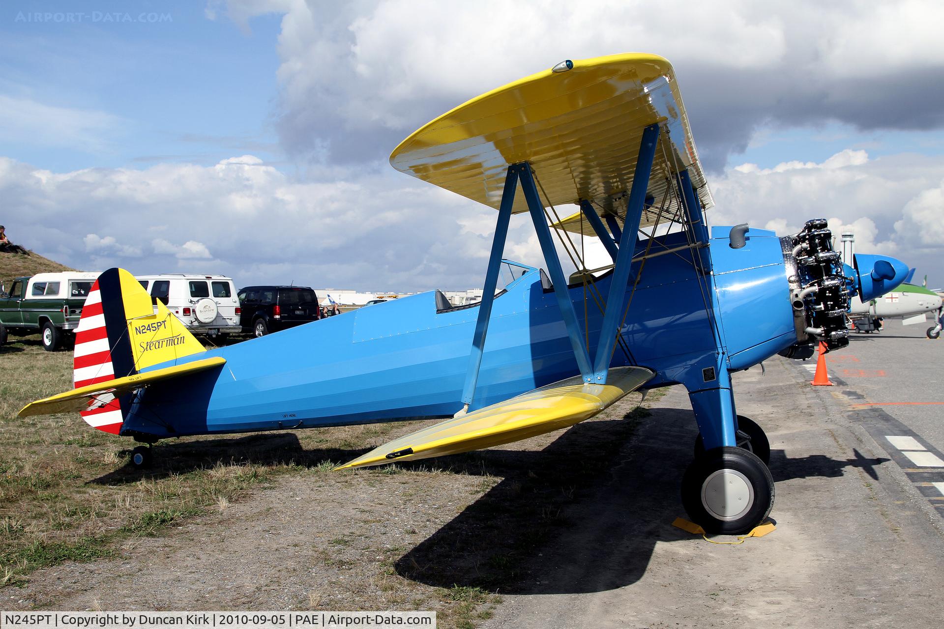 N245PT, 1940 Boeing A75J1 C/N 75-502, Nice Stearman