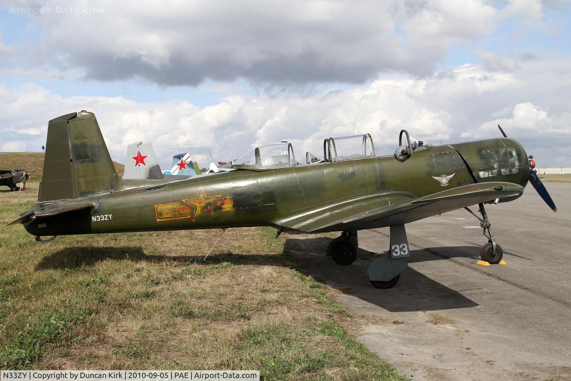 N33ZY, Nanchang CJ-6A C/N 4532014, A little paint may be needed but a welcomed visitor to this historical PAE event